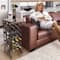 Sorbus 18-Bottle Metal Wine Stand with Glass Top